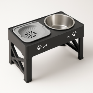 Comedero Bebedero 5 Posiciones Ajustable