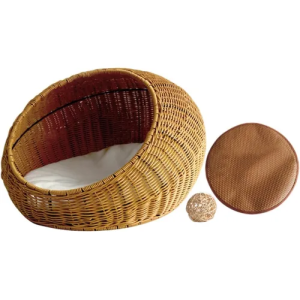 Cama De Mimbre Para Gatos En Interiores Y Exteriores